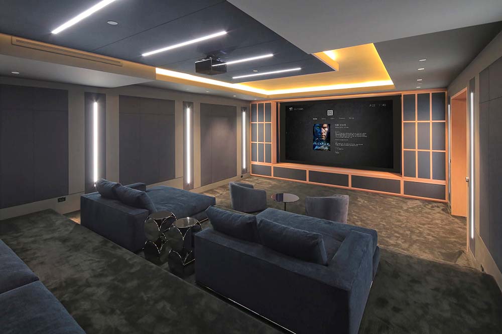 Home Cinema Control4 system