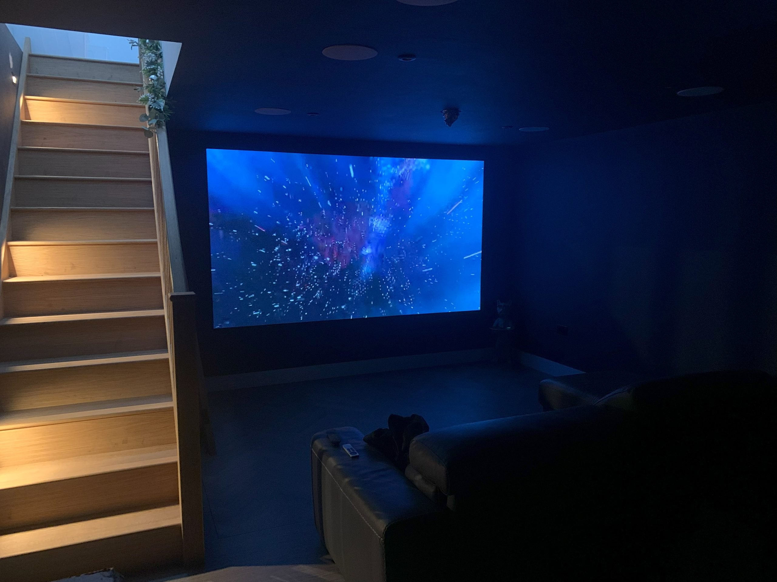 Basement cinema in Norfolk Basement Cinema